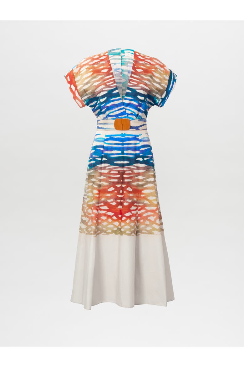 Sakura Dress, Alternate, color, Coral Symphony