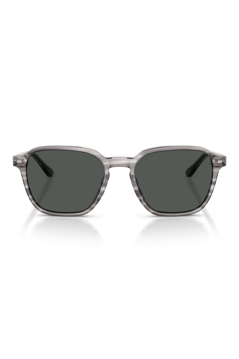 53mm Irregular Sunglasses, Main, color, GREY HORN / DARK GREY