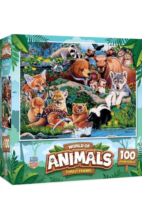 Forest Friends 100 Piece Jigsaw Puzzle