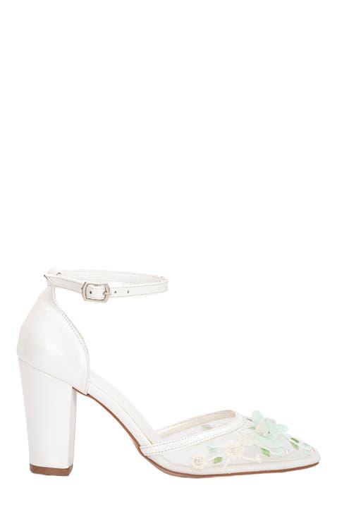 Ivy 3D Floral Lace High Heels