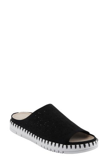 Patrizia By Spring Step Canopy Slide Sandal In Black