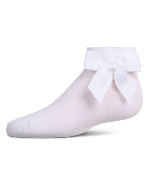 Ribbed Bow Anklet Socks (Toddler, Little Kid & Big Kid)