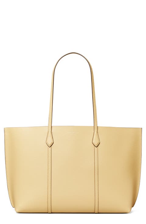 Perry Triple Compartment Leather Tote
