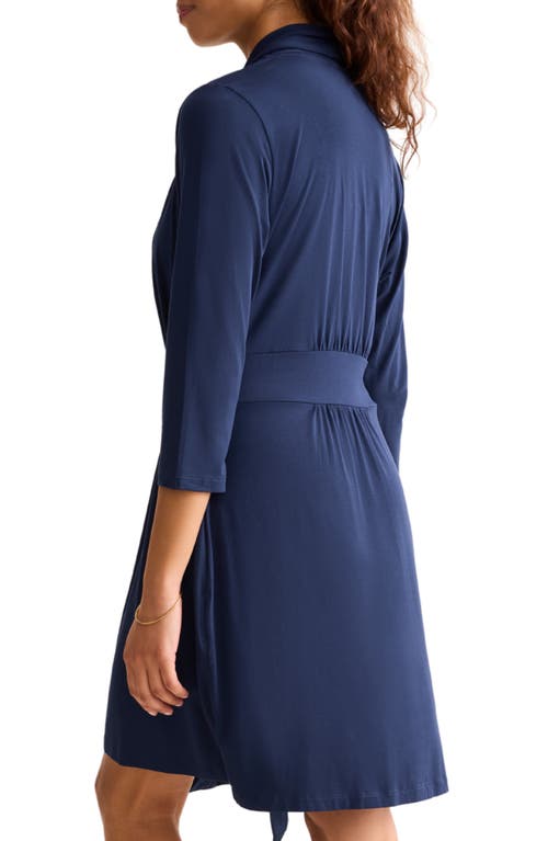 Fleur't Iconic Short Robe In Black