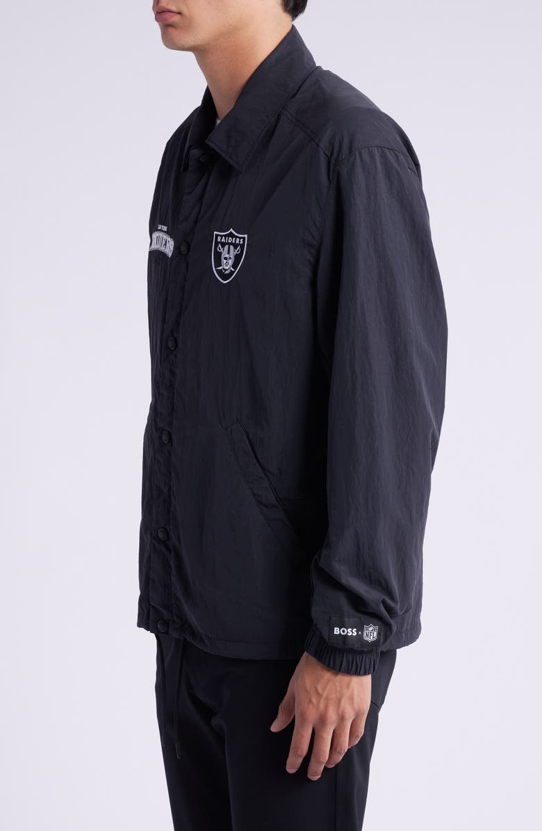 Boss X NFL x NFL Otto Jacket, Alternate, color, Las Vegas Raiders