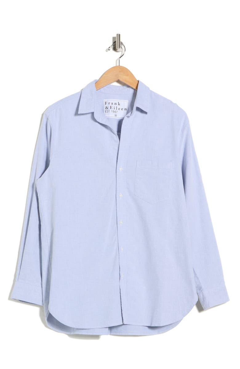 Frank & Eileen Joedy Cotton Button-Up Shirt, Main, color, Indigo Oxford