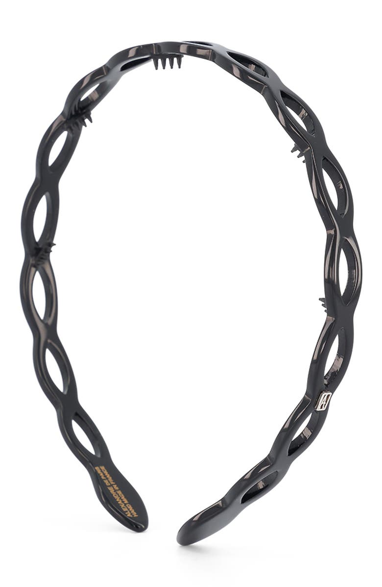 Alexandre de Paris Cutout Ultracomfort Acetate Headband, Main, color, 