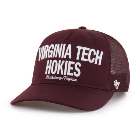 Men's '47 Maroon Virginia Tech Hokies Contemporary Hitch Trucker Adjustable Hat