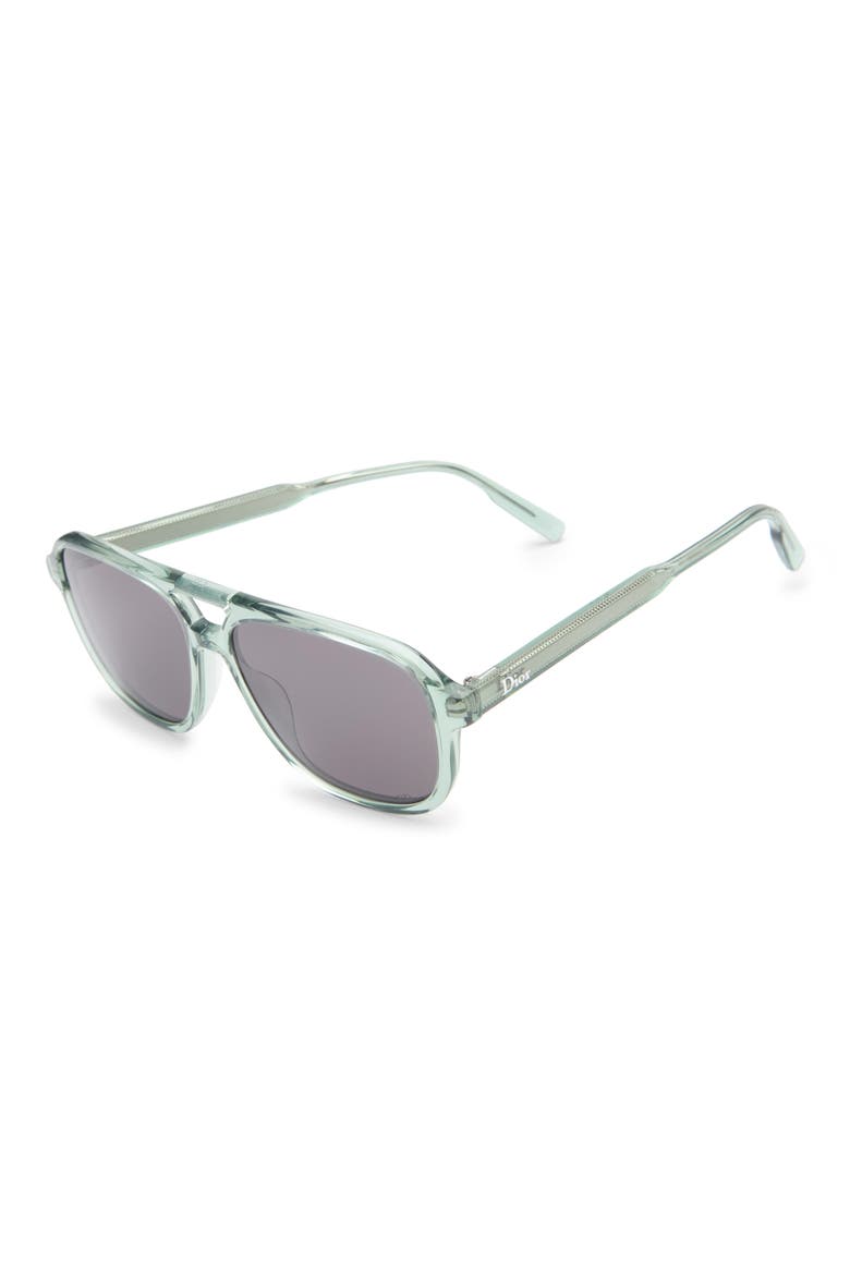 'Dioribbon A1I 56mm Pilot Sunglasses, Alternate, color, GREY/ OTHER / SMOKE