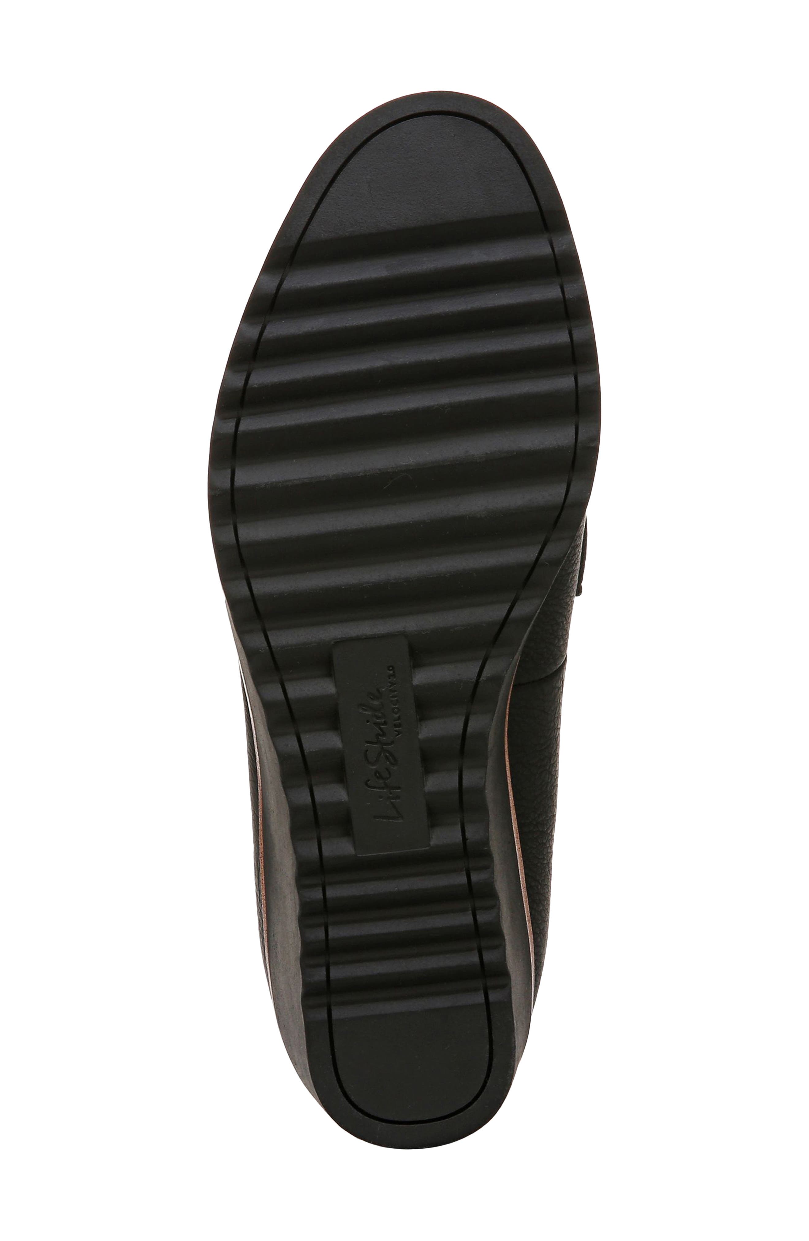 LifeStride Zed Wedge Loafer, Alternate, color, Black