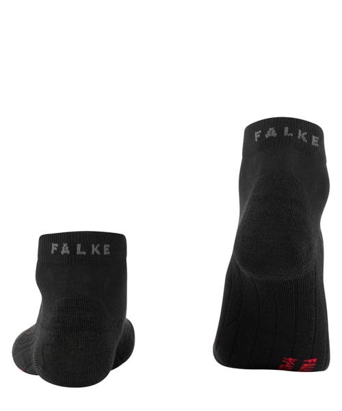 Falke Go2 High Ankle Golf Socks For Spiked Shoes In Black
