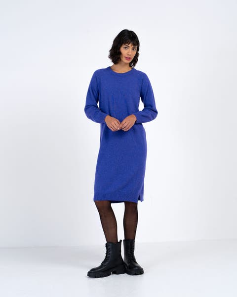 Crew Neck Knitted Dress