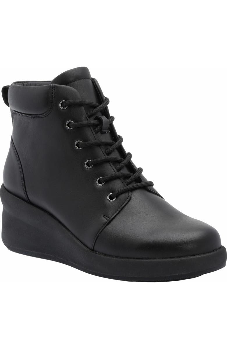 ABEO Passage Lace Up Boot, Main, color, Black - Metatarsal