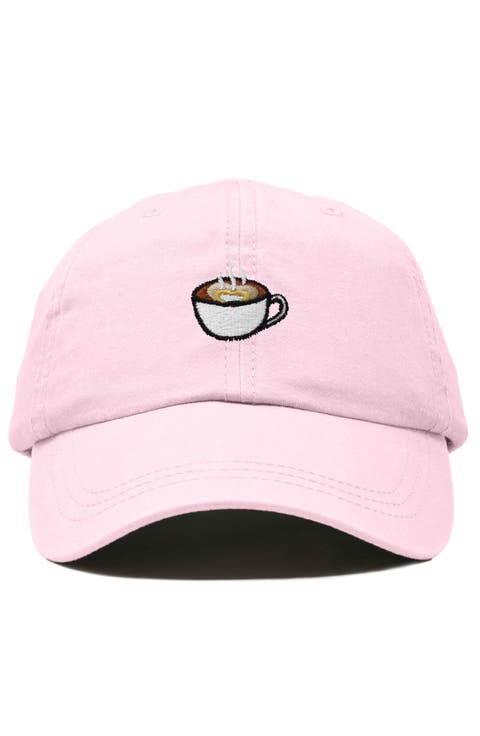 Cappuccino Embroidered Casual Cap