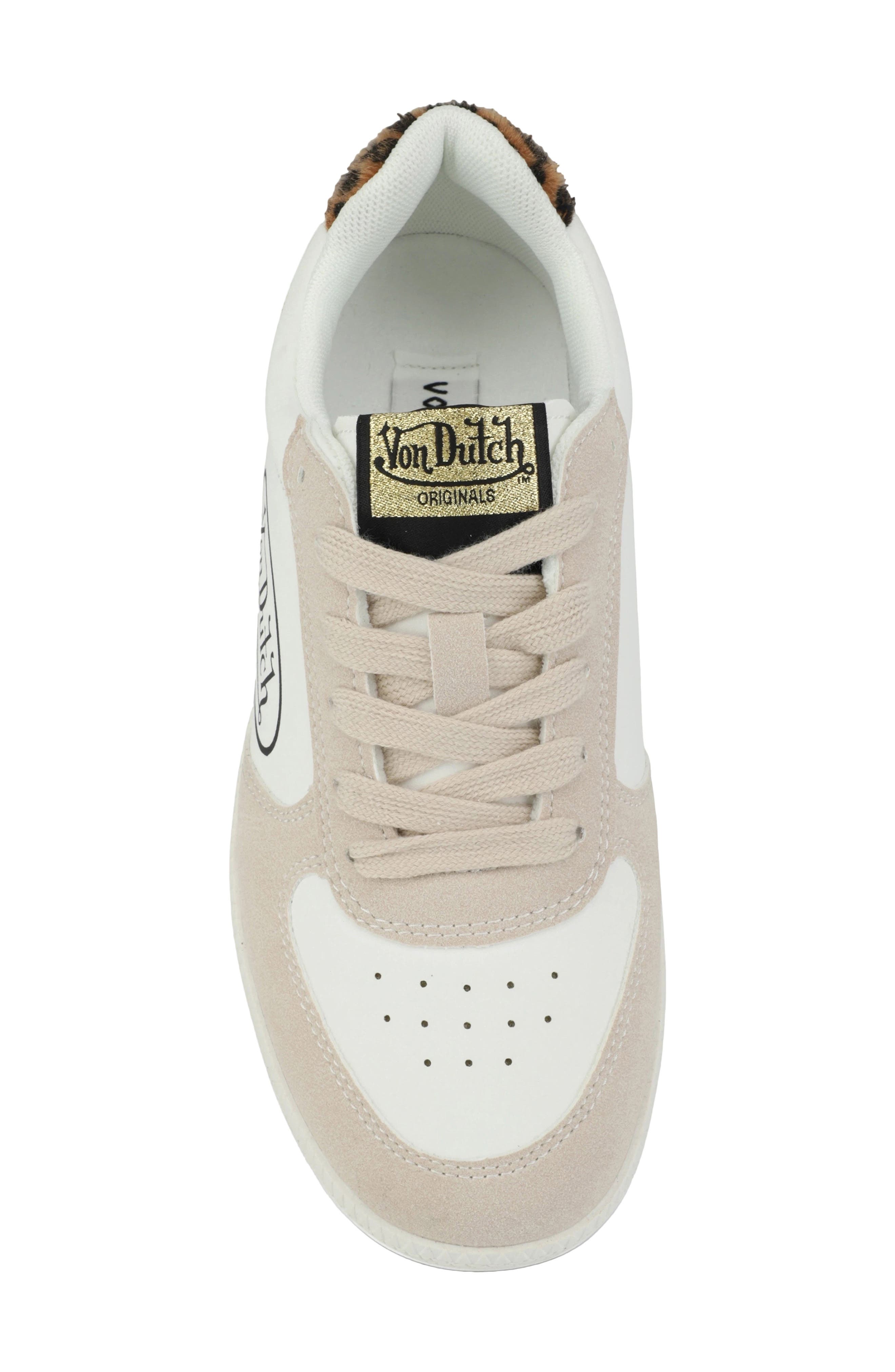 Reign Sneaker, Alternate, color, WHITE/LEOPARD