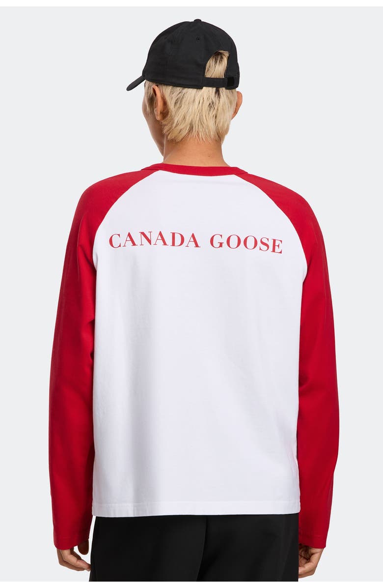 Canada Goose Eon Long Sleeve T-Shirt, Alternate, color, Carmine Red