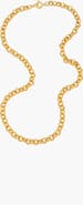 YOJ Mini Rolo Chain Necklace In Gold