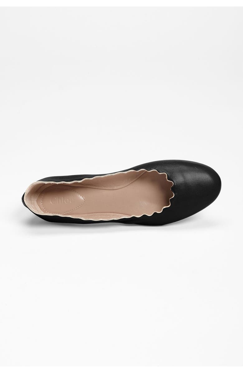 Chloé Scalloped Ballet Flat, Alternate, color,