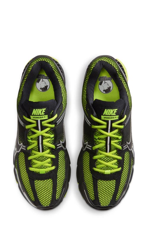 Nike Men's Zoom Vomero 5 Sneaker In Lemon Venom/black/white, Men's At Urban Outfitters In Black