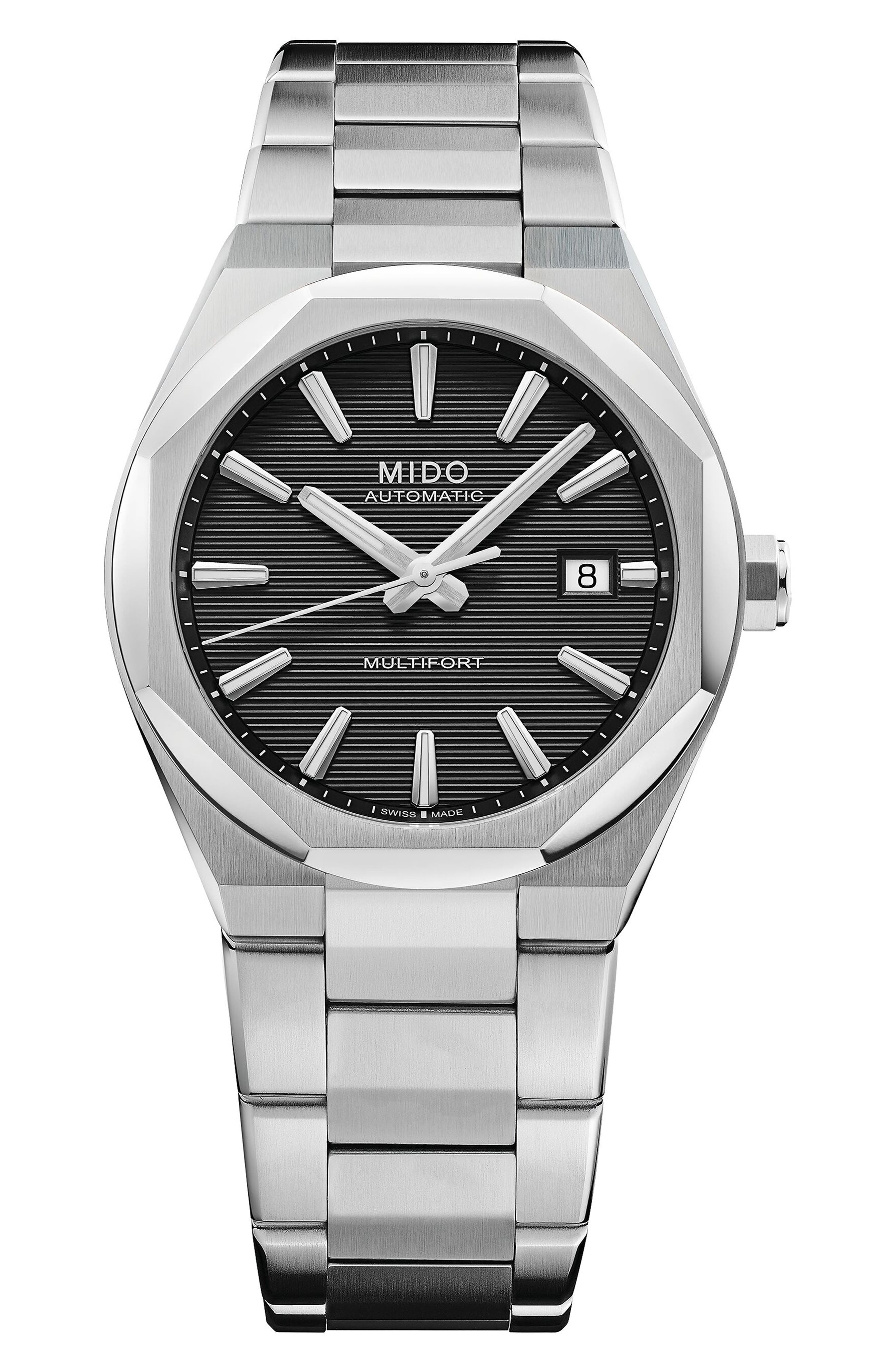 マルチドライブ MD Artistic&co Multifort 8 One Crown Automatic Bracelet Watch, 40mm (Men) | Nordstrom