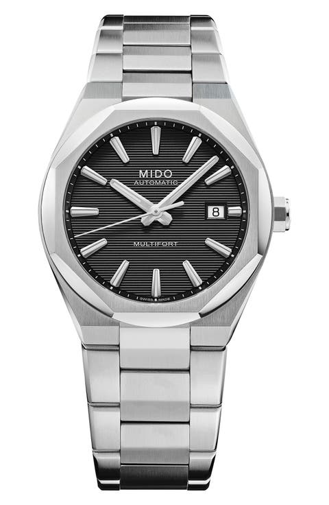 Multifort 8 One Crown Automatic Bracelet Watch, 40mm