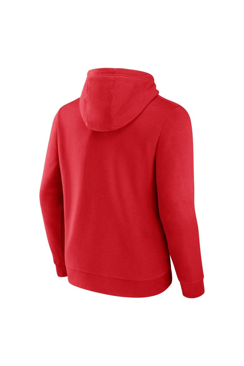 Men's Fanatics Branded Red Detroit Red Wings Authentic Pro Secondary Pullover Hoodie, Alternate, color, Red