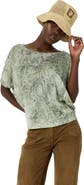 GERARD DAREL Mariel Snakeskin Print T-Shirt