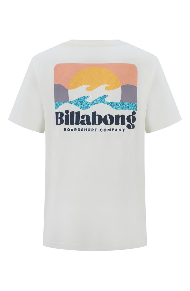 Billabong Kids' Sunsetter Cotton Jersey Graphic T-Shirt, Alternate, color, Off White