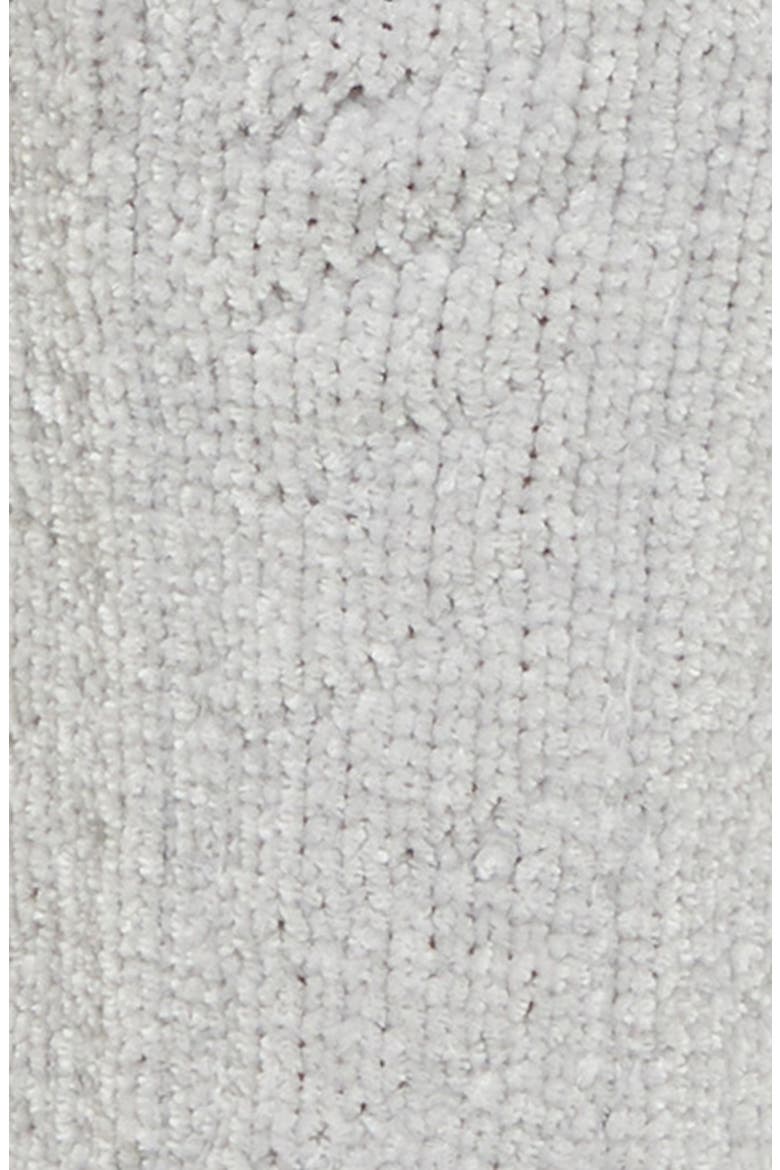 Chenille Cable Knit Crew Socks, Alternate, color, GREY MICRO