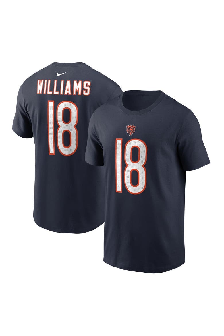 Youth Nike Caleb Williams Navy Chicago Bears  Fuse Name & Number T-Shirt, Main, color, Navy
