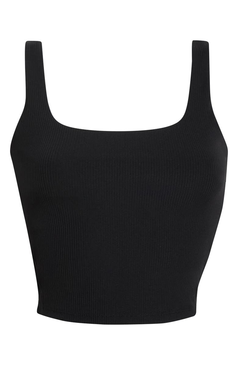 MPG Crop Rib Tank Top, Main, color, Black