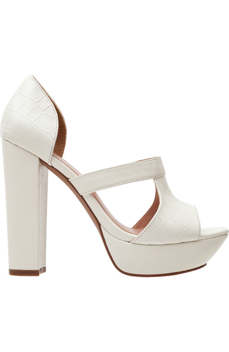 Linea Paolo Ileana Platform Sandal, Alternate, color, White