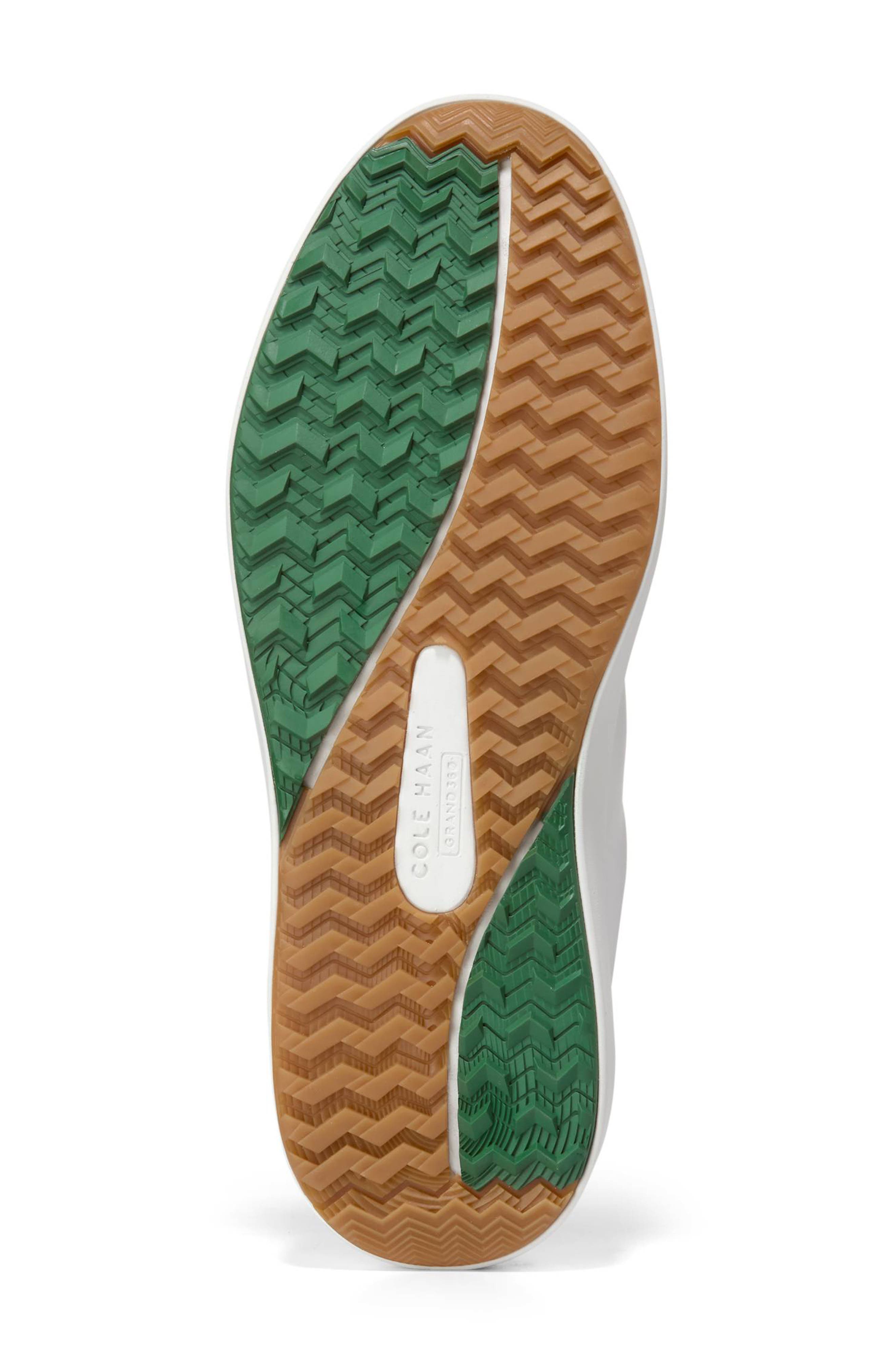 Cole Haan GrandPro Topspin Waterproof Golf Shoe, Alternate, color, Optic White/ Myrtle
