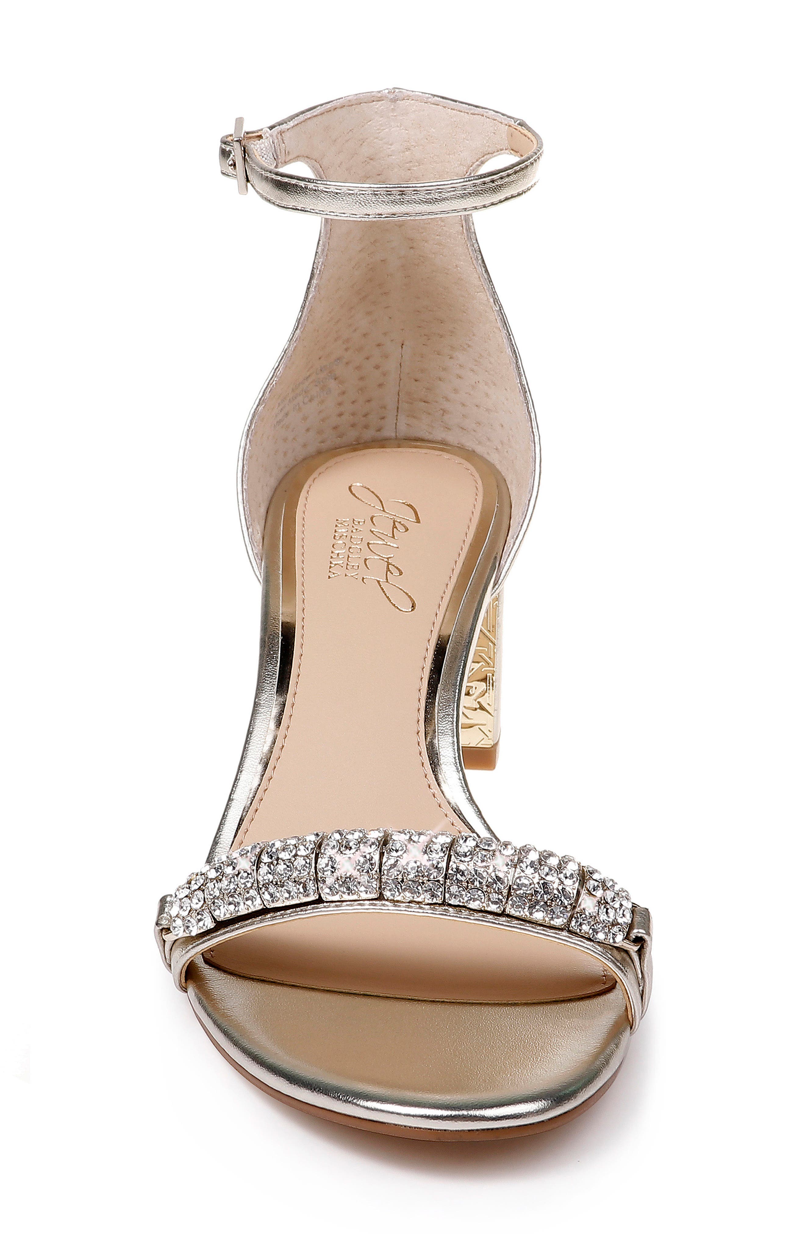 Ramsay Ankle Strap Sandal, Alternate, color, LIGHT GOLD GLITTER NAPPA