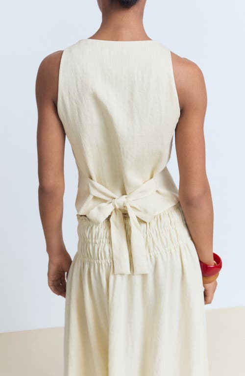 Mango Bow Back Waistcoat