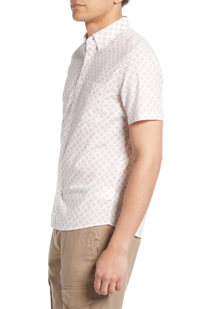 Faherty Playa Short Sleeve Button-Up Shirt, Alternate, color, 