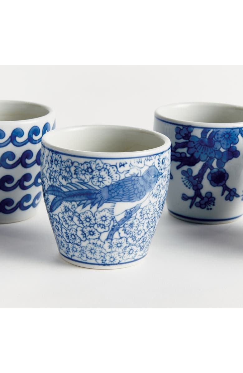 Napa Home & Garden Barclay Butera Dynasty Decorative Mini Flower Pots, Set of 6, Alternate, color, Blue