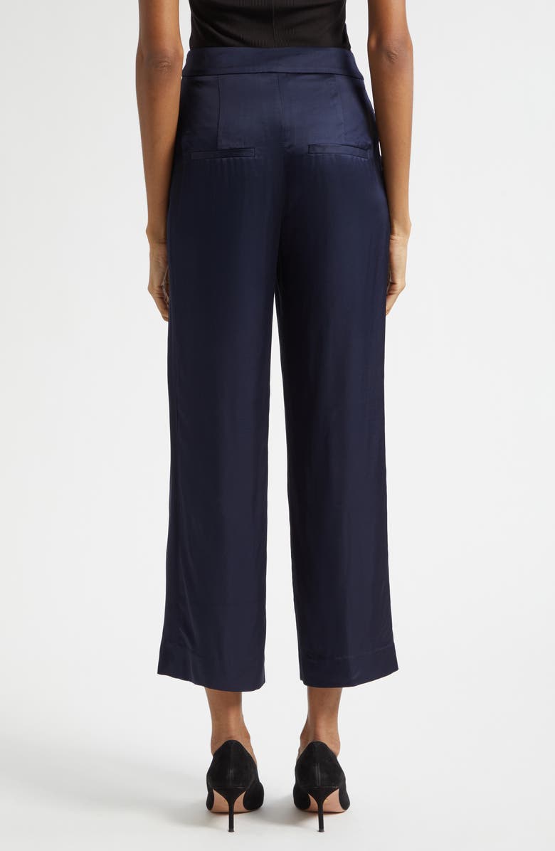 Veronica Beard Brixton Straight Leg Pants, Alternate, color, Navy