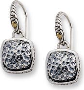 SAMUEL B. 18k Gold & Sterling Silver Two-Tone Drop Earring