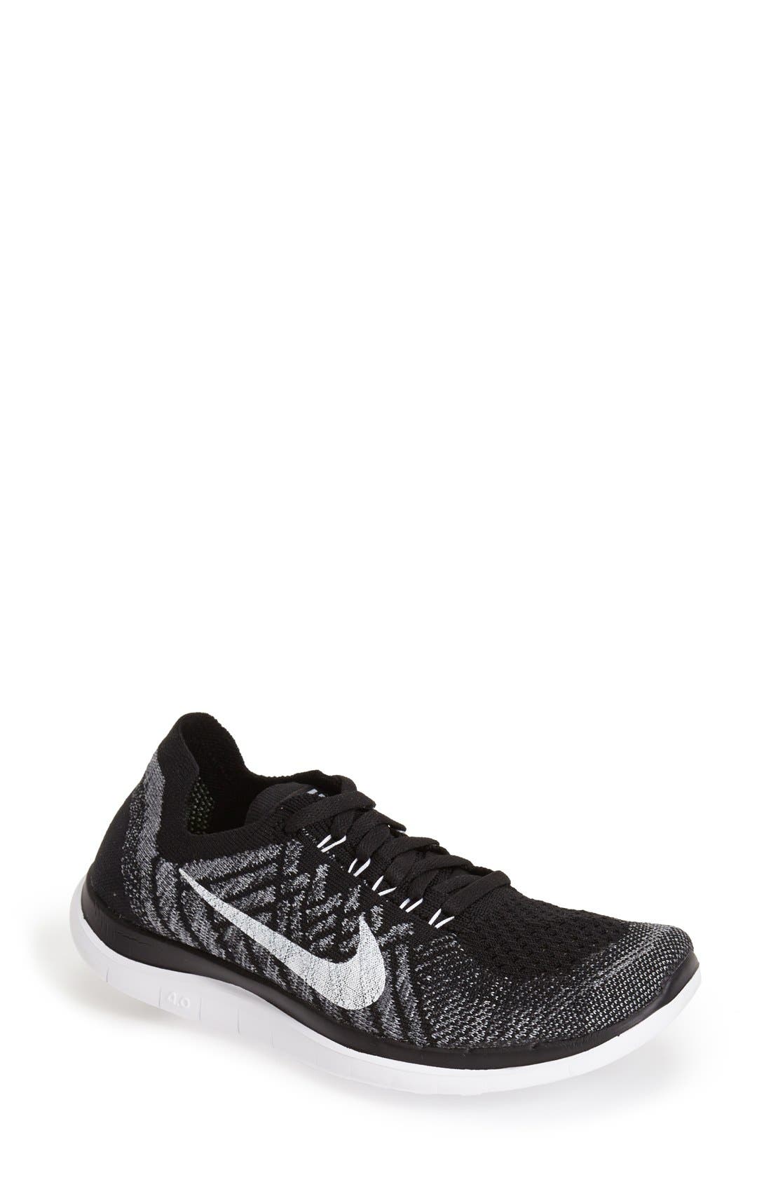Nike 'Free 4.0 Flyknit' Running Shoe, Main, color, 