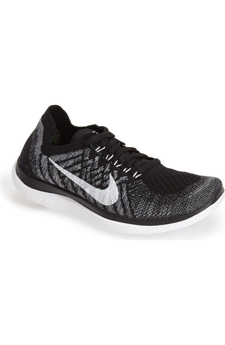 Nike 'Free 4.0 Flyknit' Running Shoe, Main, color,