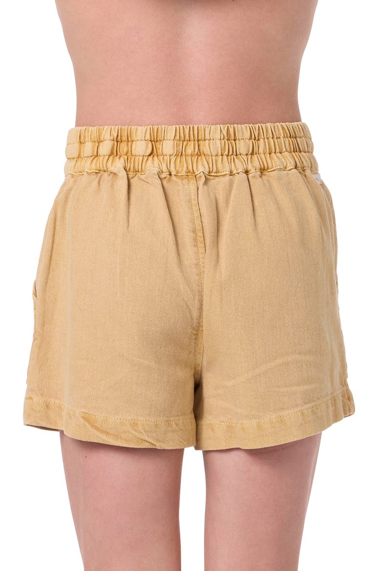 Kylas Denim Shorts, Alternate, color, WARM SAND