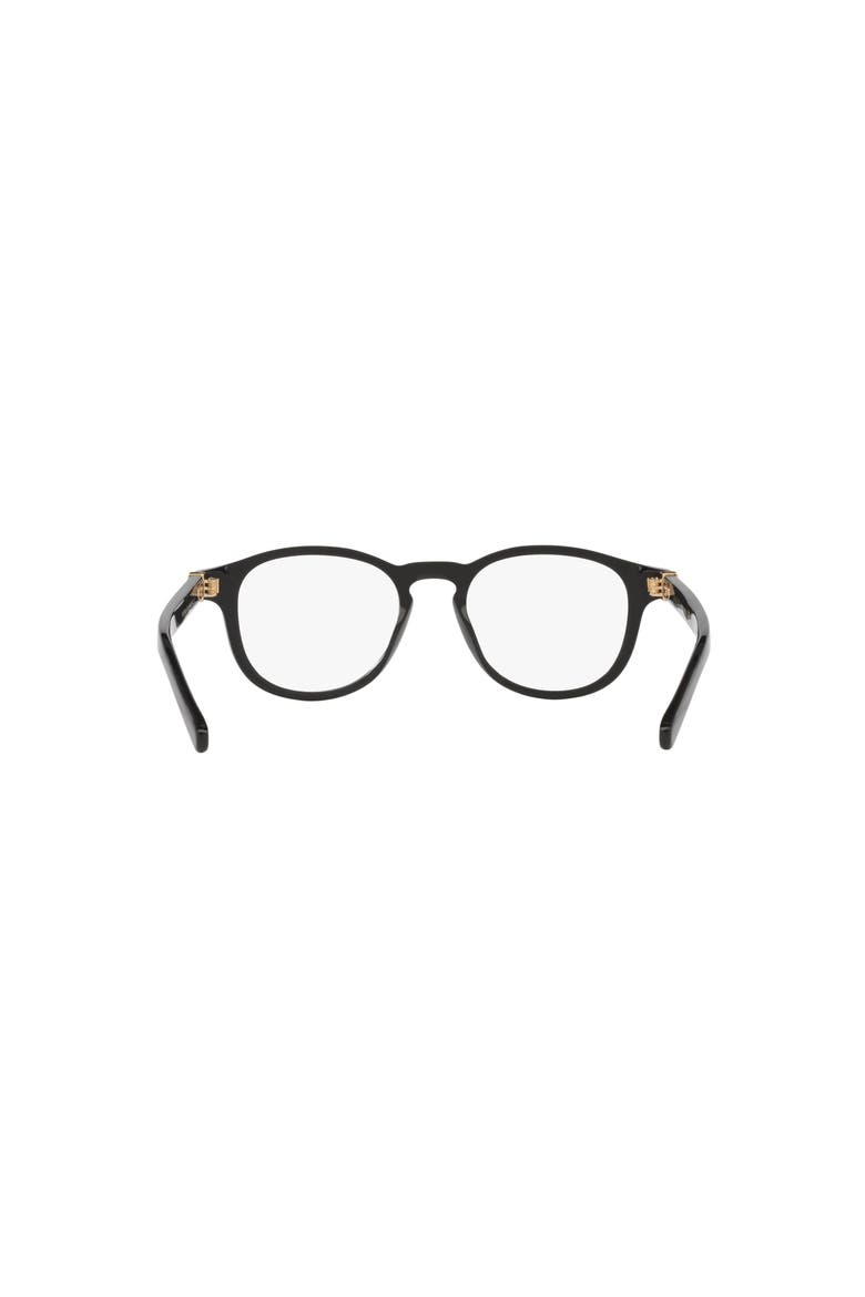 49mm Round optical glasses, Alternate, color, Black