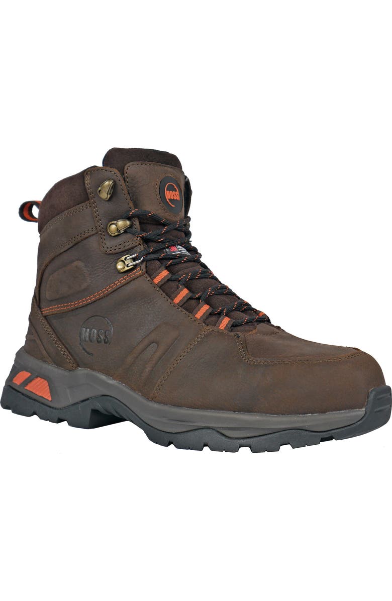 Hoss Boot Company HOSS Blast Insulated Composite Toe Work Boot, Main, color, Brown