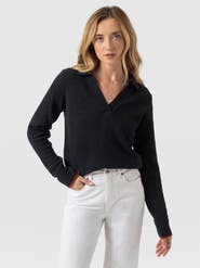 Saint + Sofia Delphi Polo Knit