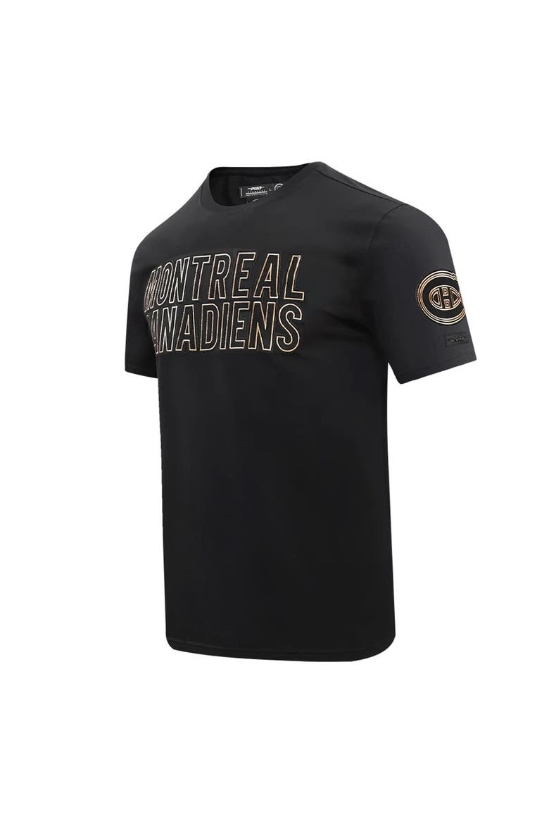 Men's Pro Standard Black Montreal Canadiens Wordmark T-Shirt, Alternate, color, Black