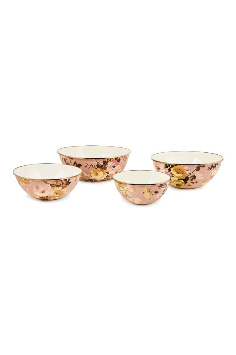 Wild Rose Mauve Medium Everyday Bowl, Alternate, color, MAUVE