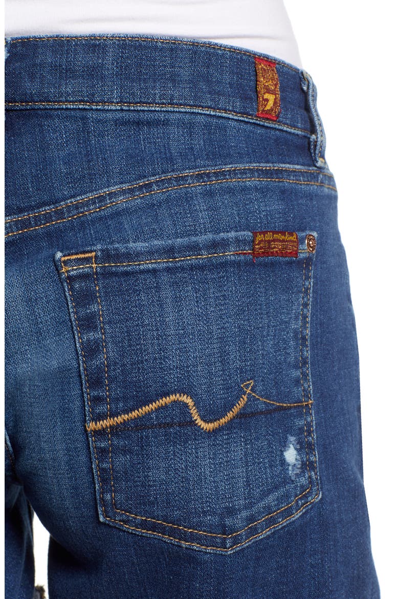 Roll Cuff Denim Shorts, Alternate, color, BROKEN TWILL VANITY W/ DEST
