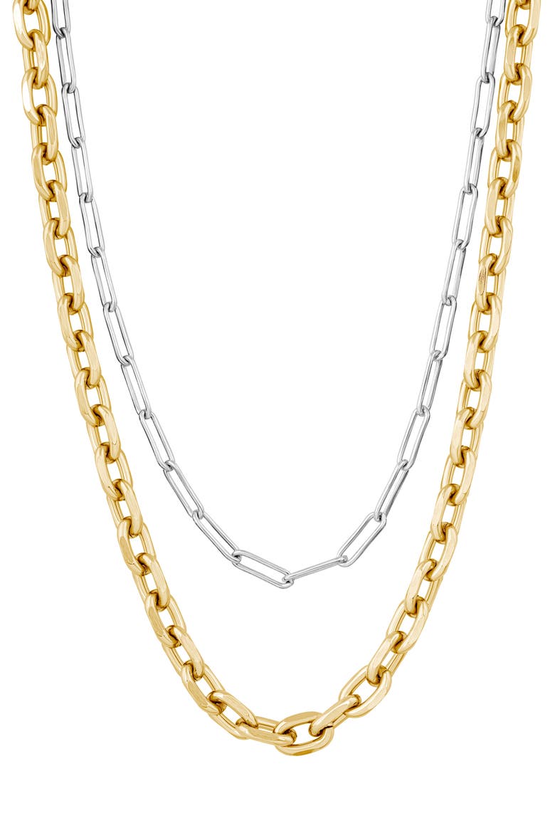 Chain Necklace, Main, color, GOLD/SILVER