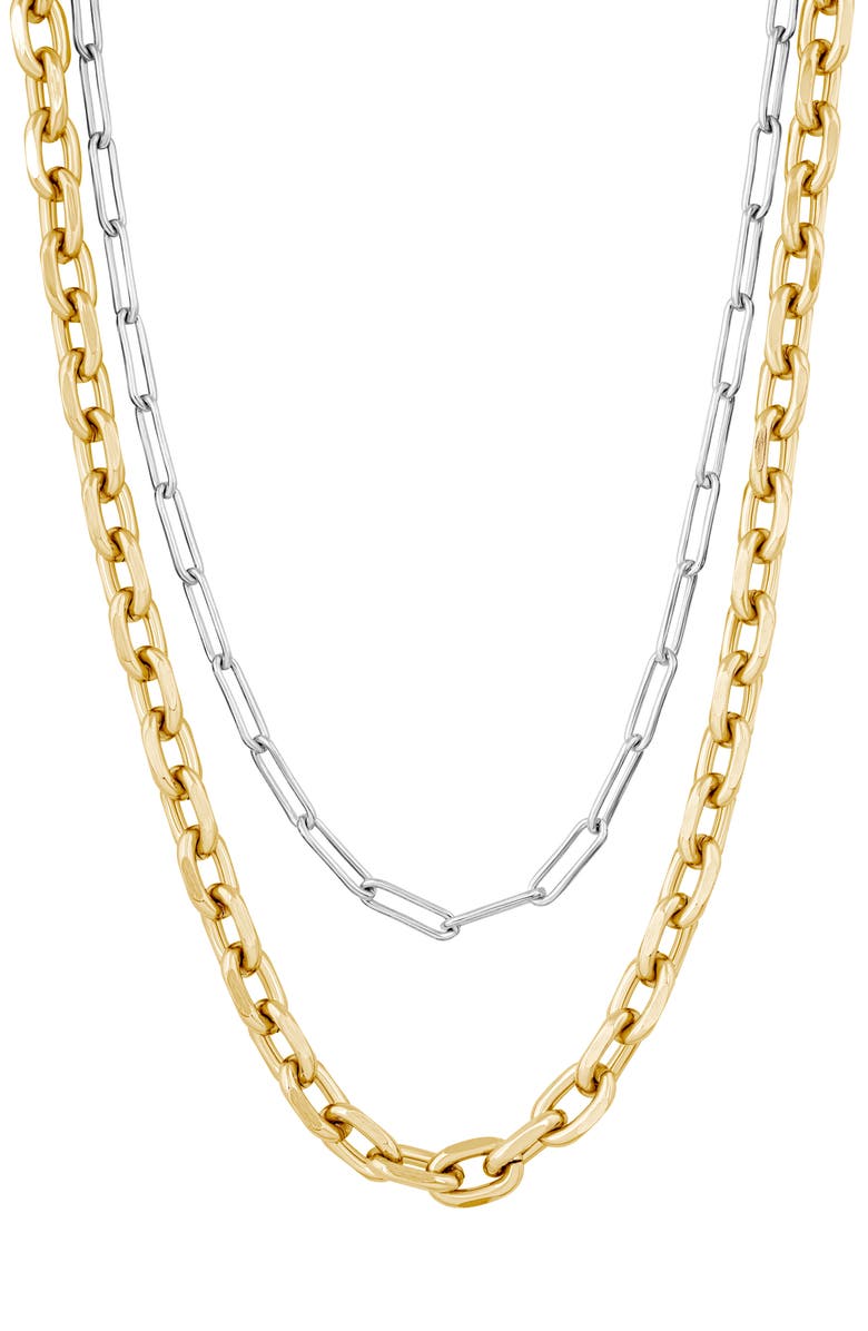 Electric Picks Chain Necklace, Main, color, 